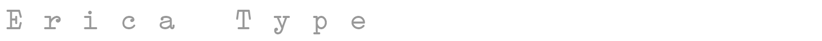 Erika Type font preview